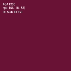 #6A1235 - Black Rose Color Image