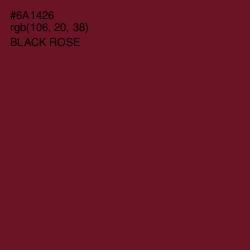 #6A1426 - Black Rose Color Image