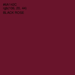 #6A142C - Black Rose Color Image