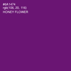 #6A1474 - Honey Flower Color Image