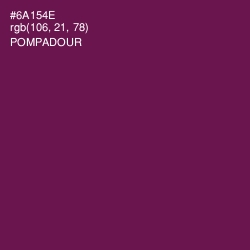 #6A154E - Pompadour Color Image