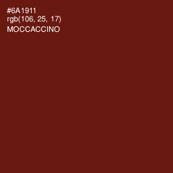 #6A1911 - Moccaccino Color Image