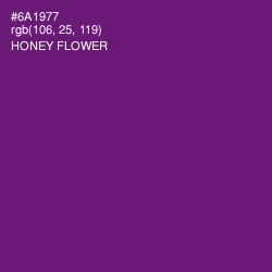 #6A1977 - Honey Flower Color Image