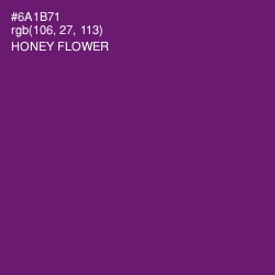 #6A1B71 - Honey Flower Color Image