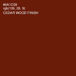 #6A1C09 - Cedar Wood Finish Color Image