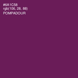 #6A1C58 - Pompadour Color Image