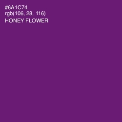 #6A1C74 - Honey Flower Color Image