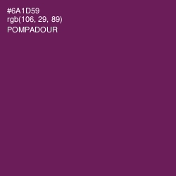 #6A1D59 - Pompadour Color Image