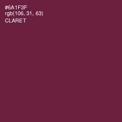 #6A1F3F - Claret Color Image