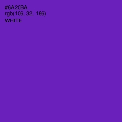 #6A20BA - Royal Purple Color Image