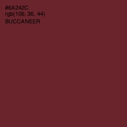 #6A242C - Buccaneer Color Image