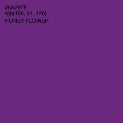 #6A297E - Honey Flower Color Image