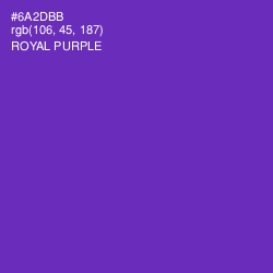 #6A2DBB - Royal Purple Color Image