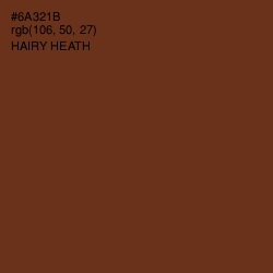 #6A321B - Hairy Heath Color Image