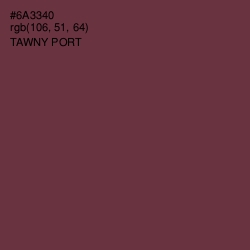 #6A3340 - Tawny Port Color Image