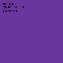 #6A359D - Eminence Color Image