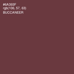 #6A393F - Buccaneer Color Image