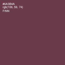 #6A3B4A - Finn Color Image