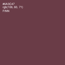 #6A3C47 - Finn Color Image