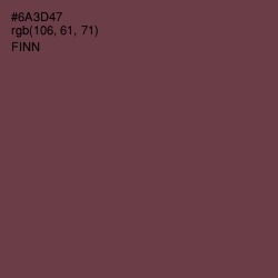 #6A3D47 - Finn Color Image