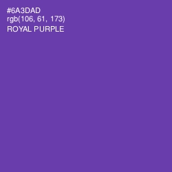 #6A3DAD - Royal Purple Color Image