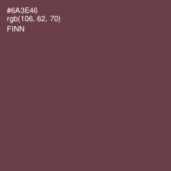 #6A3E46 - Finn Color Image