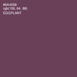 #6A4058 - Eggplant Color Image