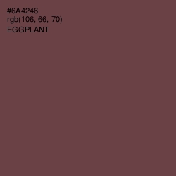 #6A4246 - Eggplant Color Image