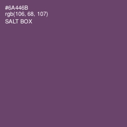 #6A446B - Salt Box Color Image