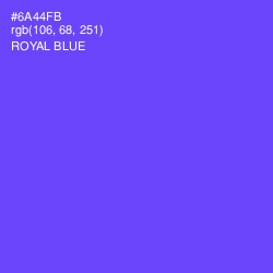 #6A44FB - Royal Blue Color Image