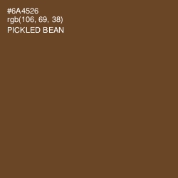 #6A4526 - Pickled Bean Color Image