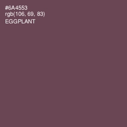 #6A4553 - Eggplant Color Image