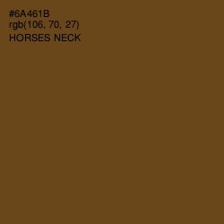 #6A461B - Horses Neck Color Image