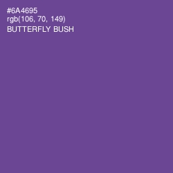 #6A4695 - Butterfly Bush Color Image