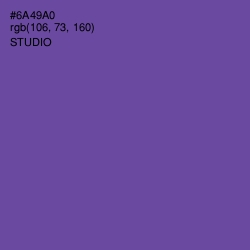 #6A49A0 - Studio Color Image