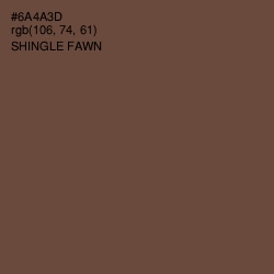 #6A4A3D - Shingle Fawn Color Image