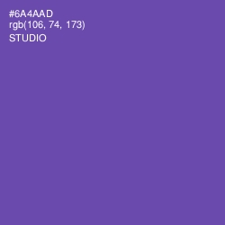 #6A4AAD - Studio Color Image
