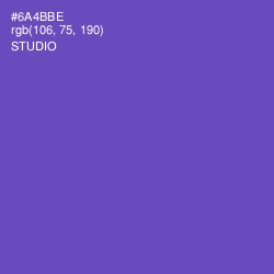 #6A4BBE - Studio Color Image