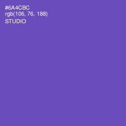 #6A4CBC - Studio Color Image