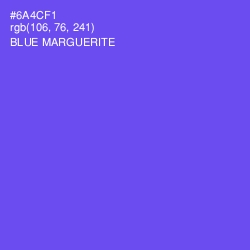 #6A4CF1 - Blue Marguerite Color Image