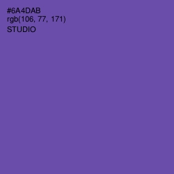 #6A4DAB - Studio Color Image