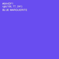 #6A4DF1 - Blue Marguerite Color Image