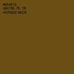 #6A4E13 - Horses Neck Color Image