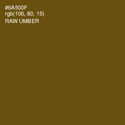 #6A500F - Raw Umber Color Image