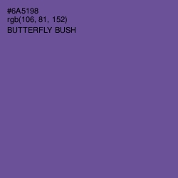 #6A5198 - Butterfly Bush Color Image