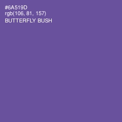 #6A519D - Butterfly Bush Color Image