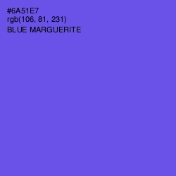 #6A51E7 - Blue Marguerite Color Image