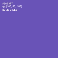 #6A53B7 - Blue Violet Color Image