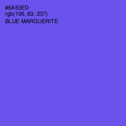 #6A53ED - Blue Marguerite Color Image