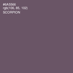 #6A5566 - Scorpion Color Image